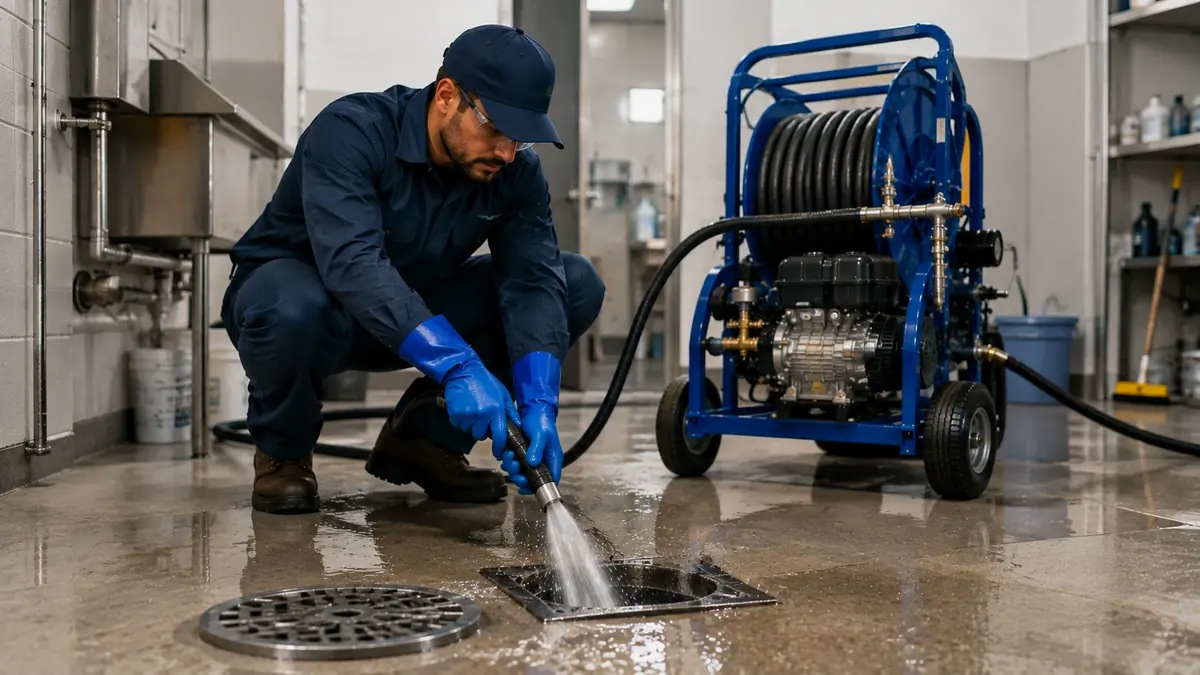 Floor Drain Hydro Jet Cleaning in Rancho Santa Fe