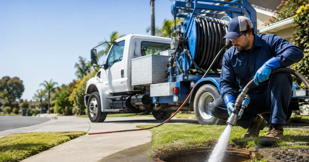 Hydro jet sewer cleaning Rancho Santa Fe